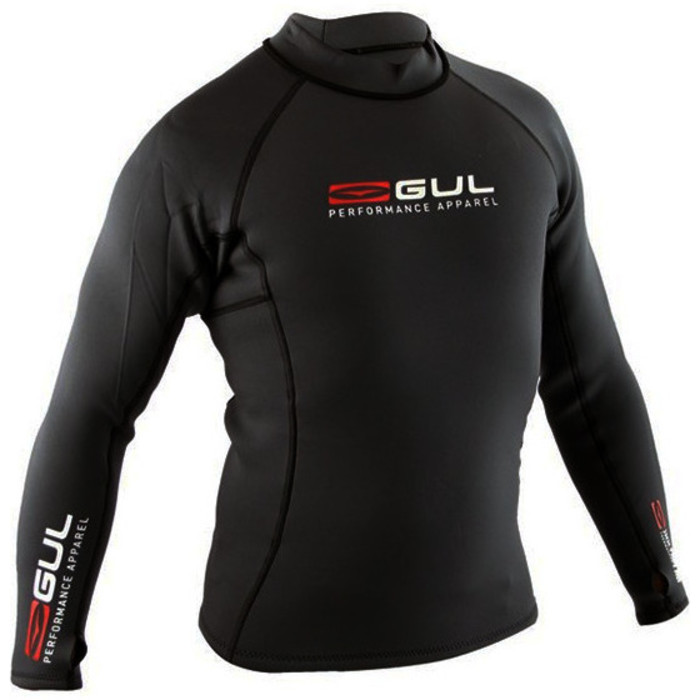 Gul Profile 0.5mm Thermo Long Sleeve Top BLACK AC0057