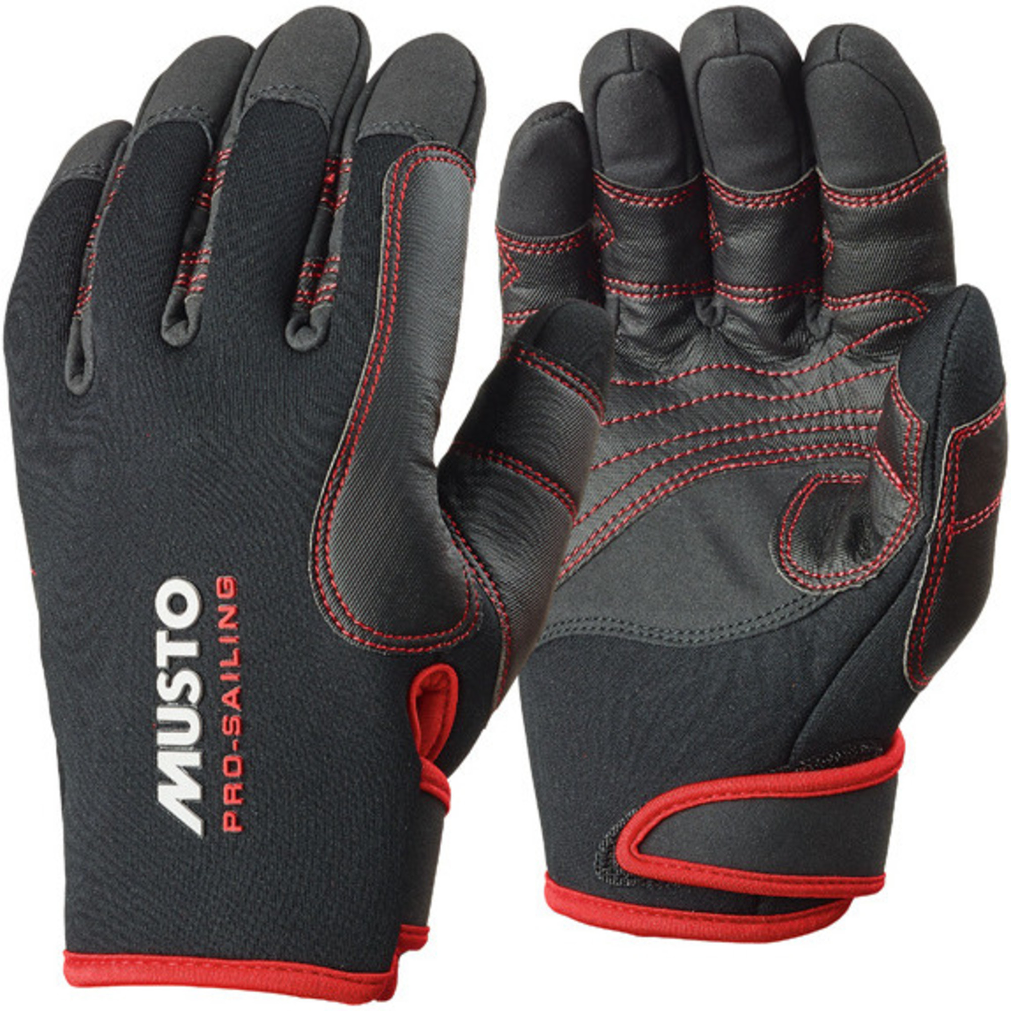 2022 Musto Performance Winter Long Finger Gloves BLACK AS0594 Sailing