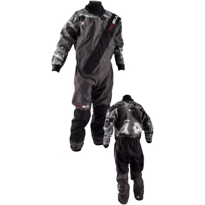 2014 Gul Astro Kitesurf Drysuit Charcoal/Black SK0007 Including UNDERFLEECE