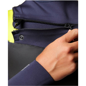 Billabong Junior Foil 4/3mm CHEST ZIP Wetsuit in Yellow Q44B02
