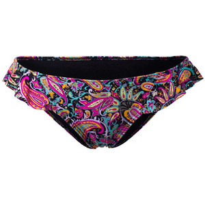 Billabong Parkside Paisley Tropic Bikini Bottoms in Black S3SW47