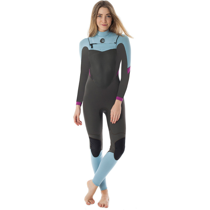 Billabong Synergy Ladies 3/2mm Chest Zip Wetsuit in Ice Q43G01