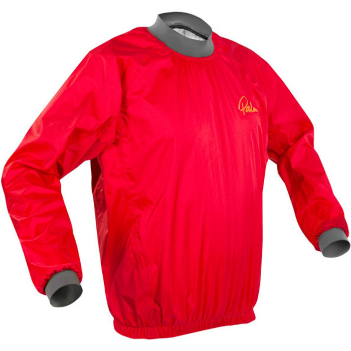 Palm Cirrus Long Sleeve Lightweight Jacket in Red 11474