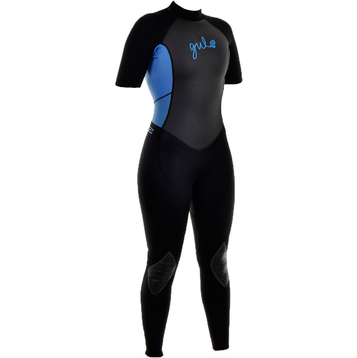 Gul Response Womens 3mm Convertible Arm Wetsuit RE2301 in BLACK / BLUE