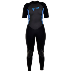 Gul Response Womens 3mm Convertible Arm Wetsuit RE2301 in BLACK / BLUE