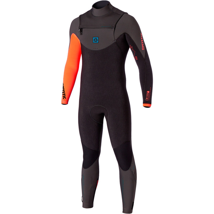 Mystic Crossfire 5/4 GBS Double Lined Chest Zip Wetsuit Coral 160005