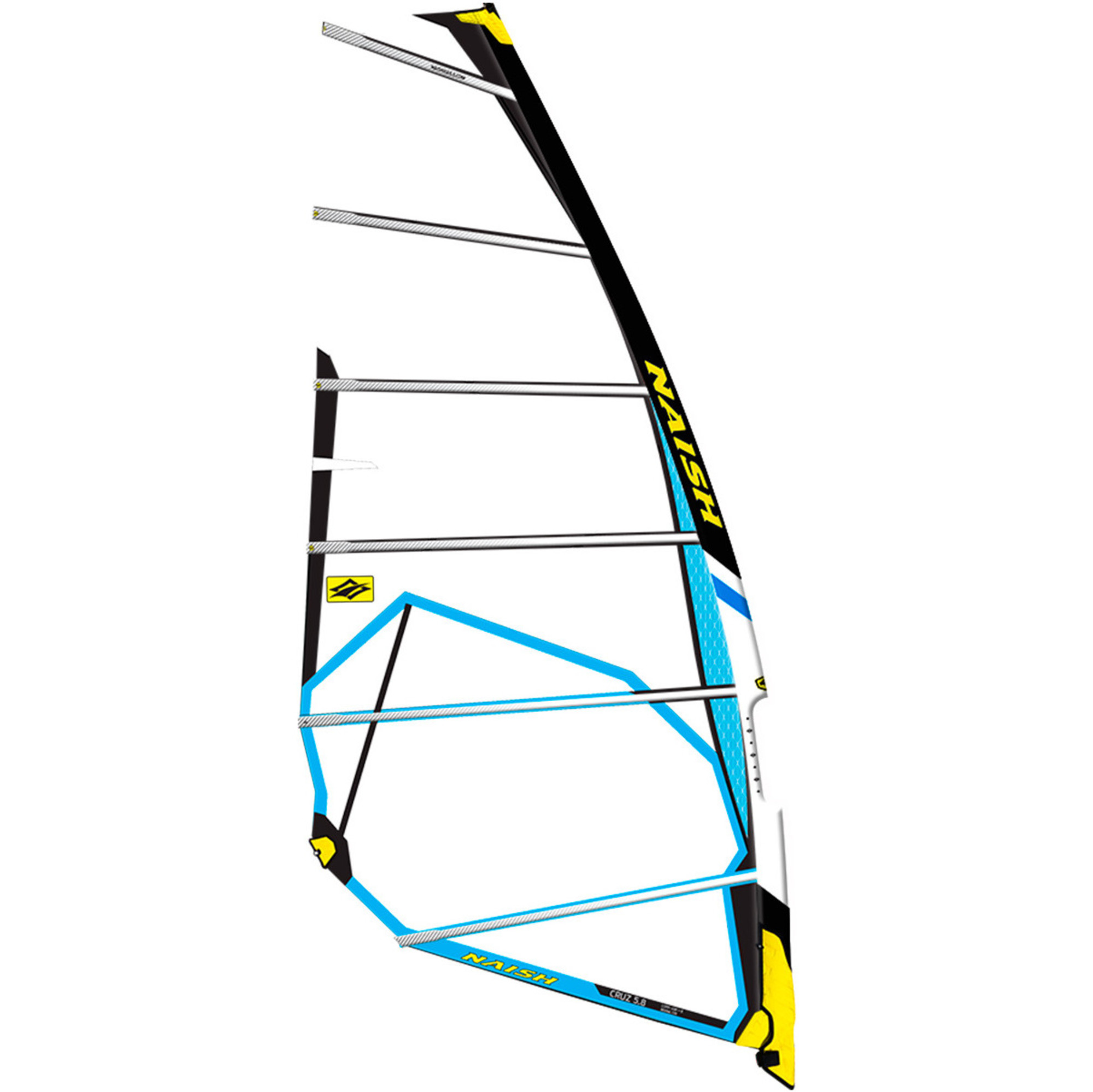 Naish Cruz All Round / No Cam Freeride Windsurf Sail 2 6M Boardsports