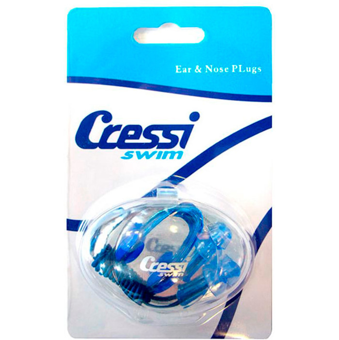 Cressi Silicone Ear Plugs + Nose Clip Set DF200190