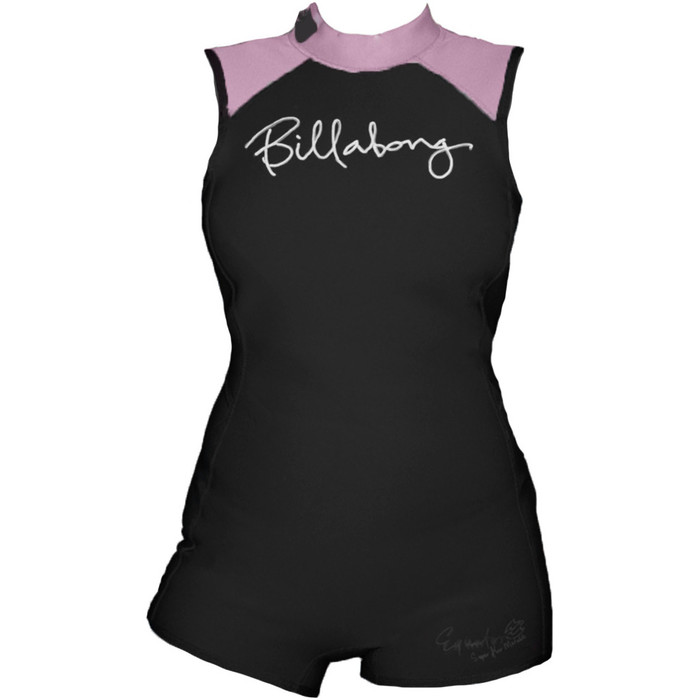 Billabong Girls Equator 1mm Shorty Wetsuit BLACK / PINK R4EQ01 - 2ND