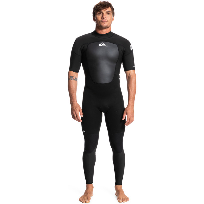 2024 Quiksilver Mens Prologue 2mm Back Zip Short Sleeve Wetsuit EQYW303022 - Black