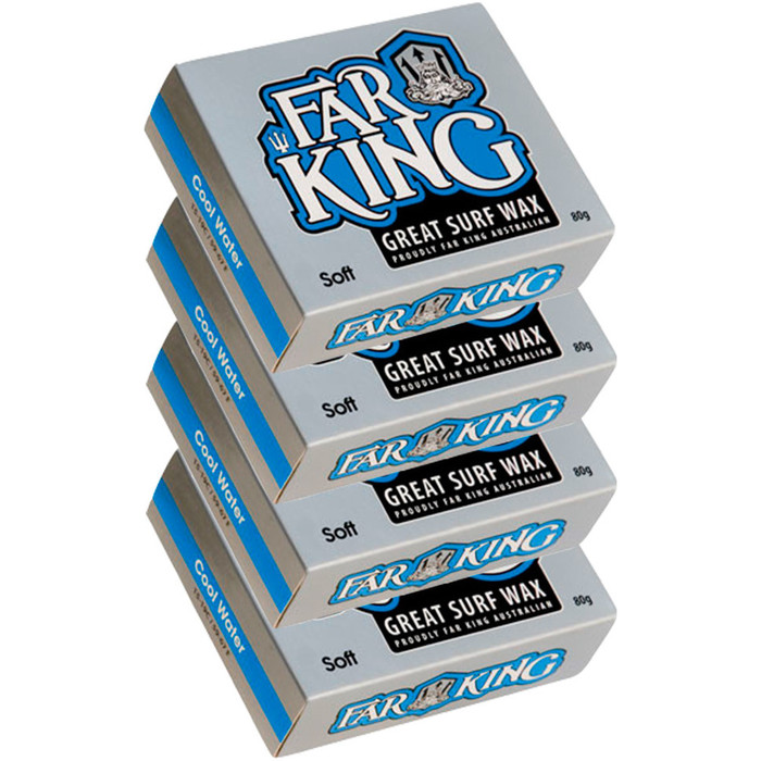 Far King Surf Wax - Pack of 4 - Cool / Soft FK