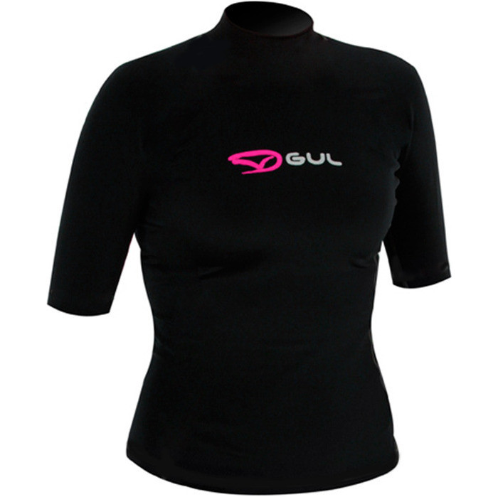 Gul Ladies Thermal Short Sleeve Vest BLACK GC0590