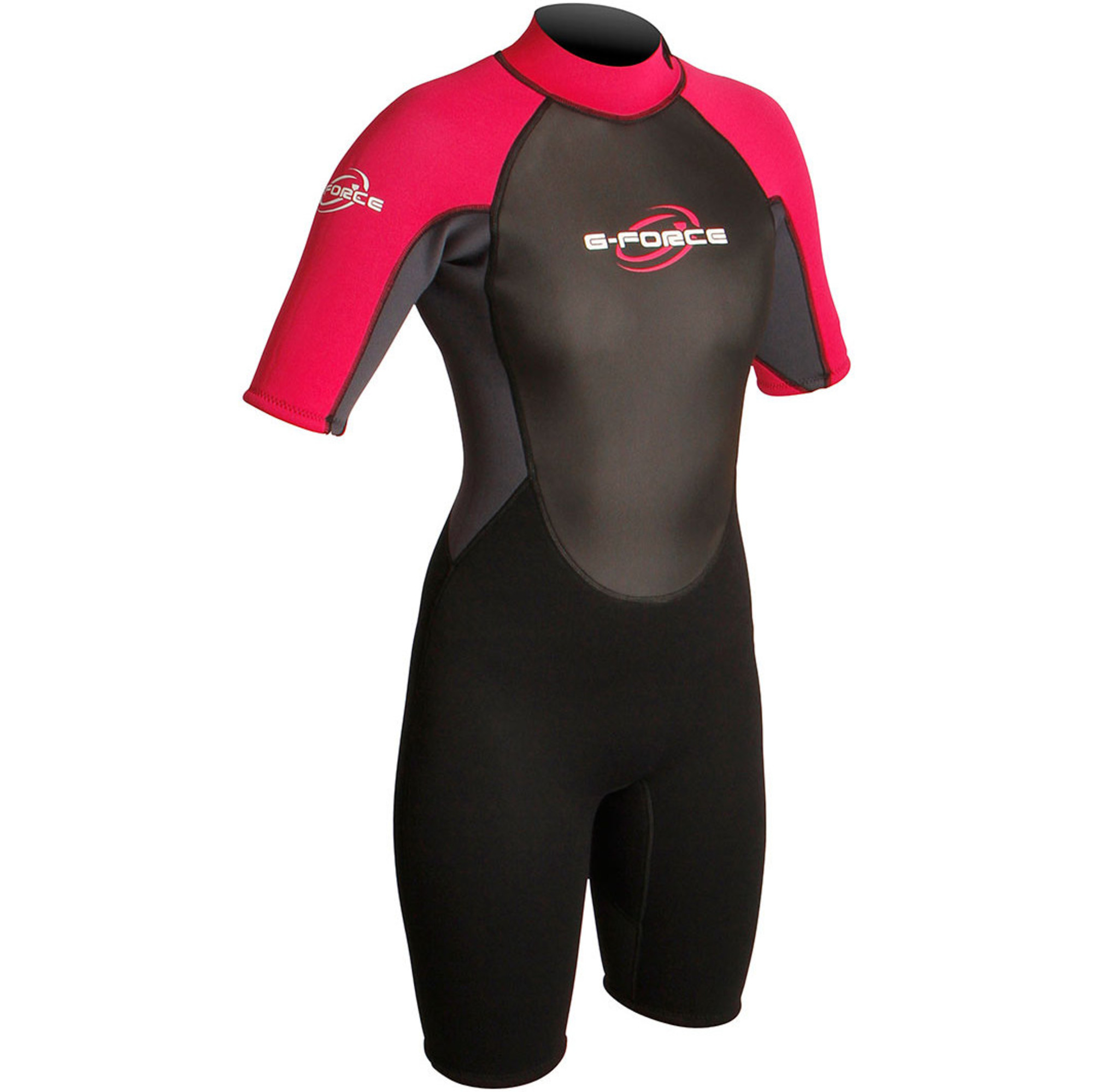 Gul GForce 3mm Ladies Shorty Wetsuit BLACK/Pink GF3306 Wetsuits Shorty Wetsuit Outlet