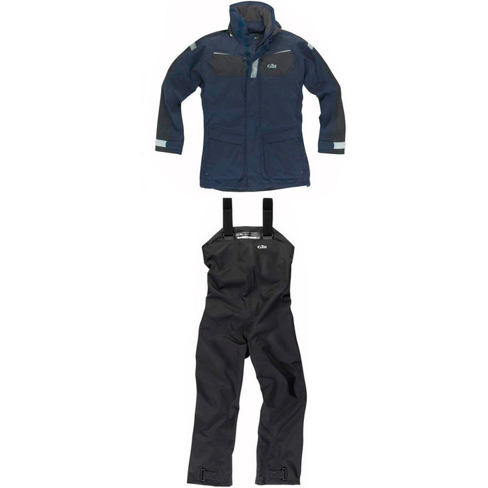 Gill Mens Coast Jacket & Trouser Combi Set Navy / Graphite IN12J / IN12T