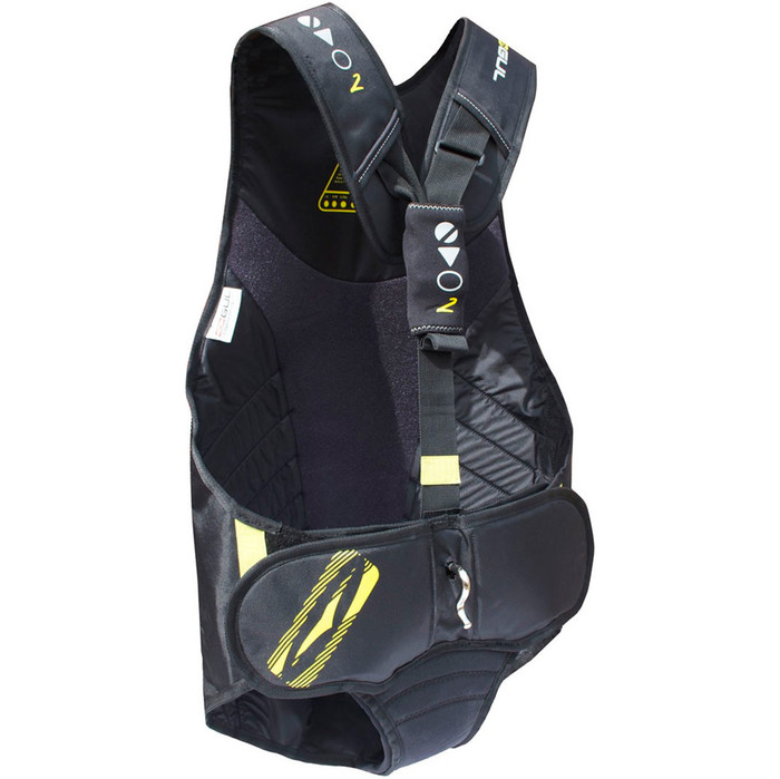 2020 Gul Junior Evolution 2 Trapeze Harness in Black / Yellow GM0374