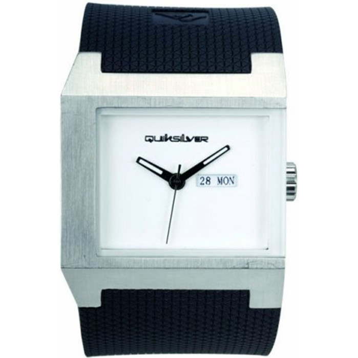 Quiksilver Hazard Analog Watch with PU Strap BLACK Wetsuit Outlet