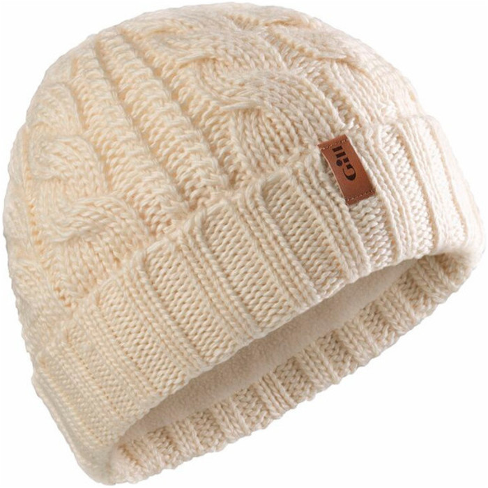 Gill Cable Knit Beanie in Sail Cloth HT32