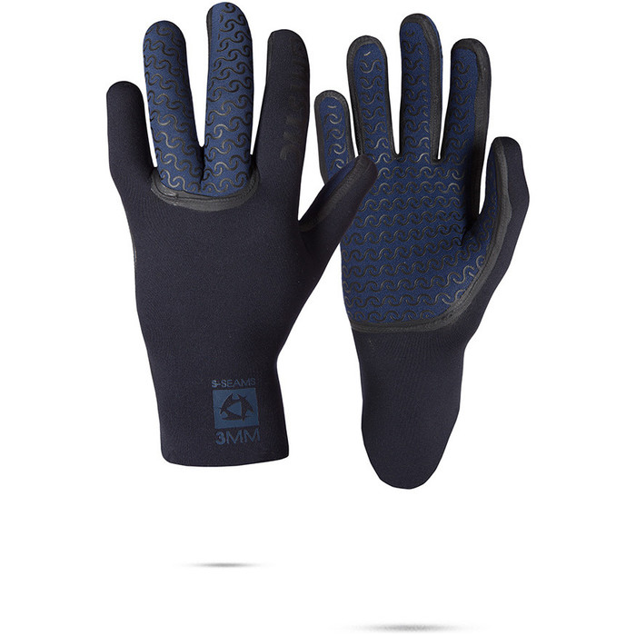 Mystic Jackson 3mm Kitesurfing Glove Black / Blue 150115