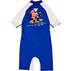 Billabong Jungle Toddler Short Sleeved Sun Suit in Royal Blue M4KY11