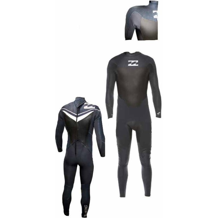 Billabong Foil 5/4/3mm BZ Wetsuit in Graphite/Drill/White L45M08 - 2ND