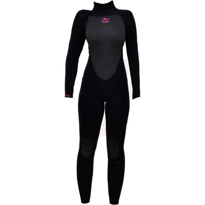 Billabong Ladies  Solution CT 3/2mm Wetsuit in Black/Berry V43G01