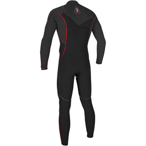 Jack O'Neill Legend 3.5/2mm GBS Chest Zip Wetsuit Black / Red - LTD EDITION 5223