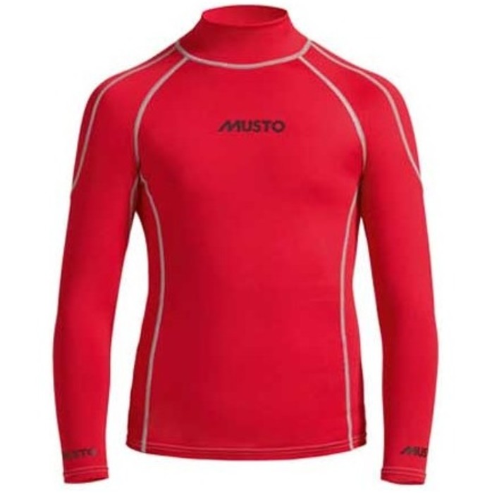 Musto Junior Long Sleeve Rash Vest RED KS106J0