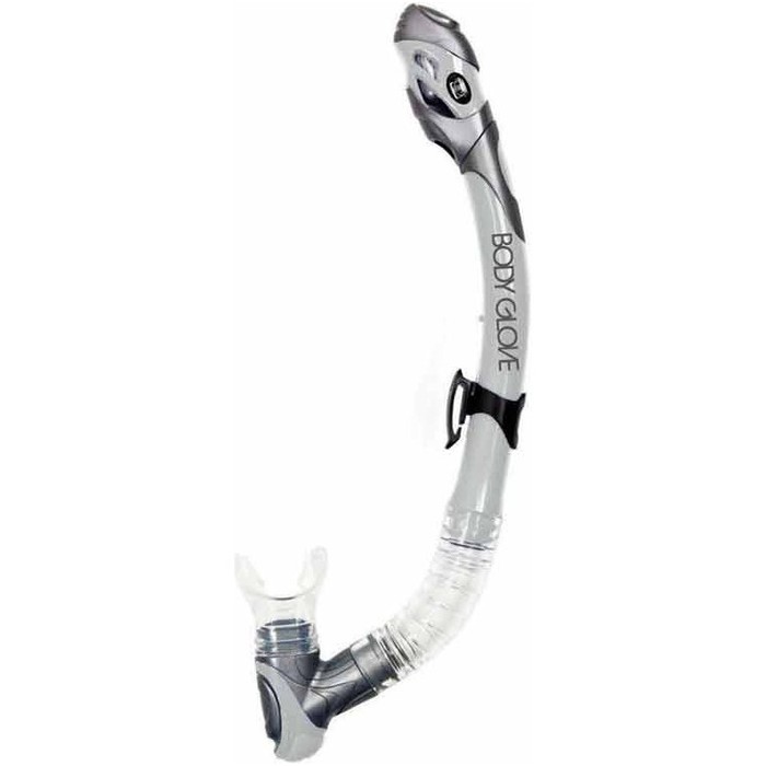 Body Glove Lucent Dry Snorkel - Adult - Silver