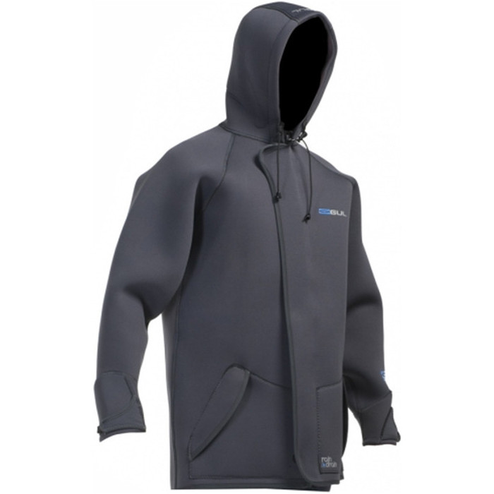 Gul Profile Mk2 Rigging Jacket in Graphite / Blue Detail PR6401