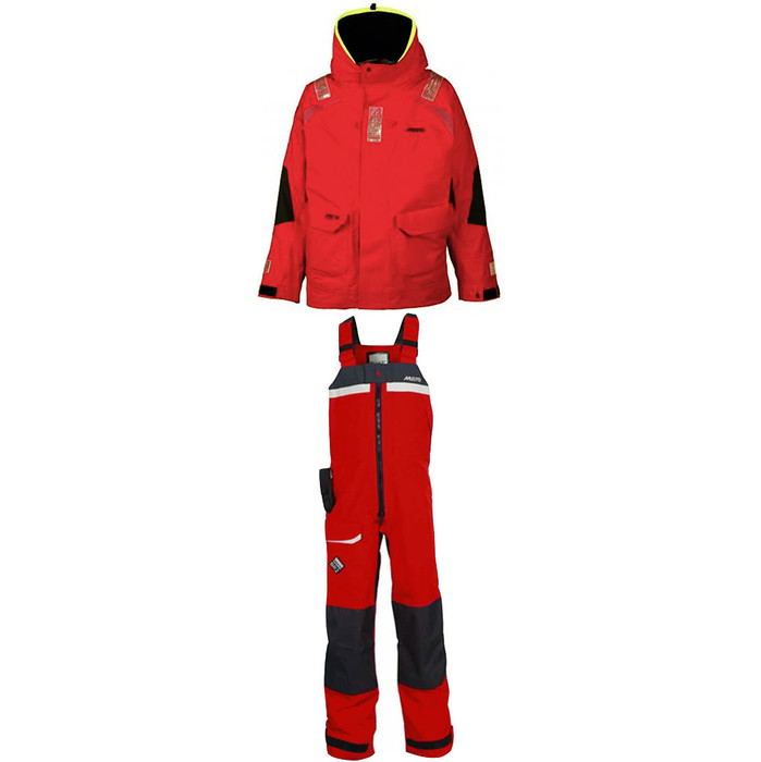 Musto MPX Offshore Race Gore-Tex Jacket SM1265 + BR2 OFFSHORE TROUSER SB0041 RED