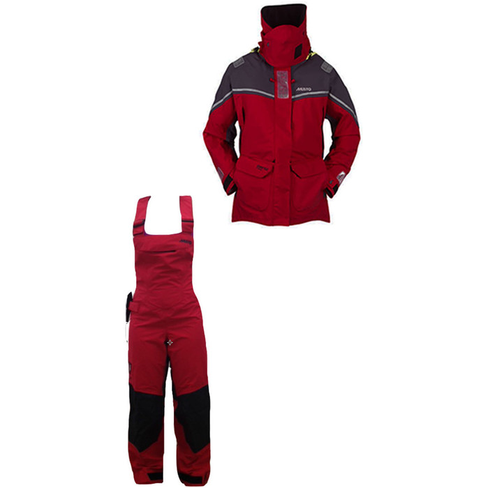 Musto MPX Ladies Offshore COMBI SET Jacket SM151W2 & Trouser SM150W6 in RED