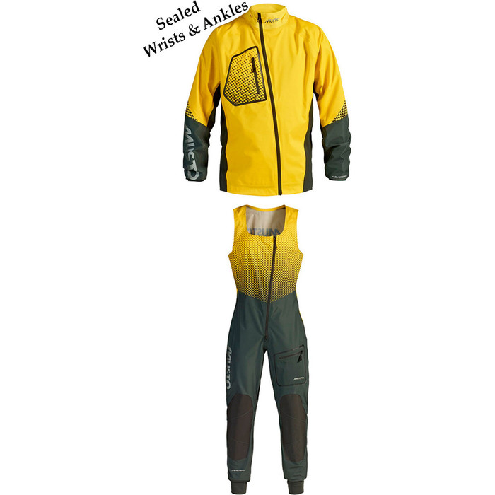 Musto Dynamic Jacket & Salopette Combi Set in Beacon Yellow SX0010/SX0030
