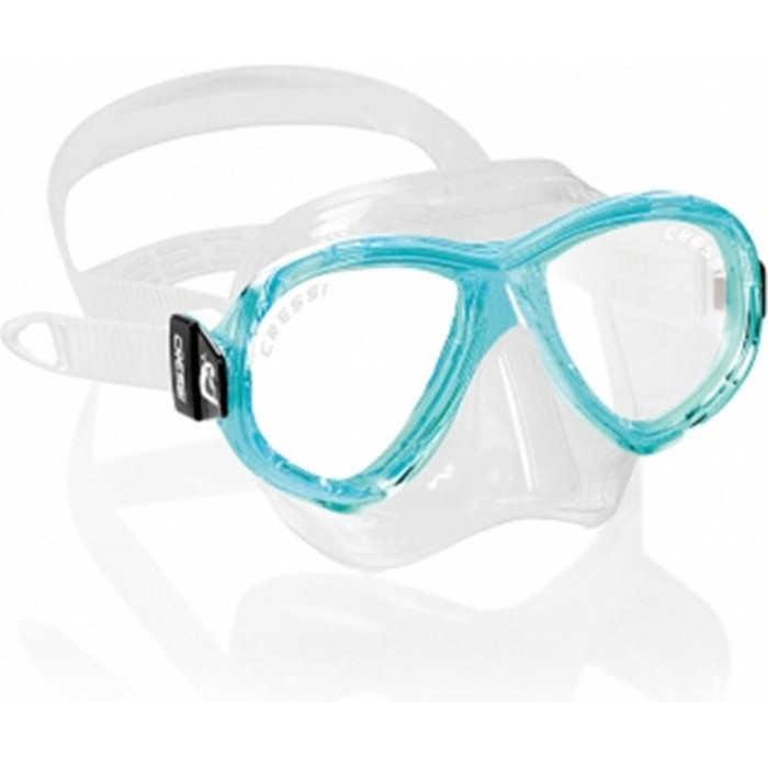 2014 Cressi Ocean Adjustable Snorkeling Mask - Aqua