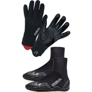 2022 GUL Junior 5mm Power Boots & 3mm Power Glove Bundle GULPGB22 - Black