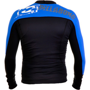 Billabong Empire Long Sleeve Rash Vest BLACK/BLUE R4MY34