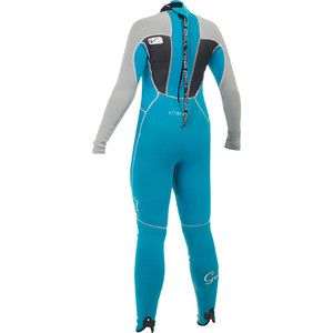 Gul Response GIRLS 3/2mm Toddler Wetsuit in Turquoise / Silver RE1323