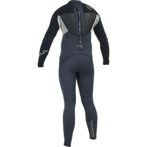 Gul Response 3/2mm Flatlock Convertible Wetsuit in Graphite / Silver RE2308