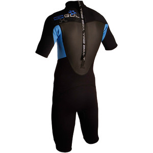 Gul Response Mens 3/2mm Shorty Wetsuit in Black/Royal Blue RE3319