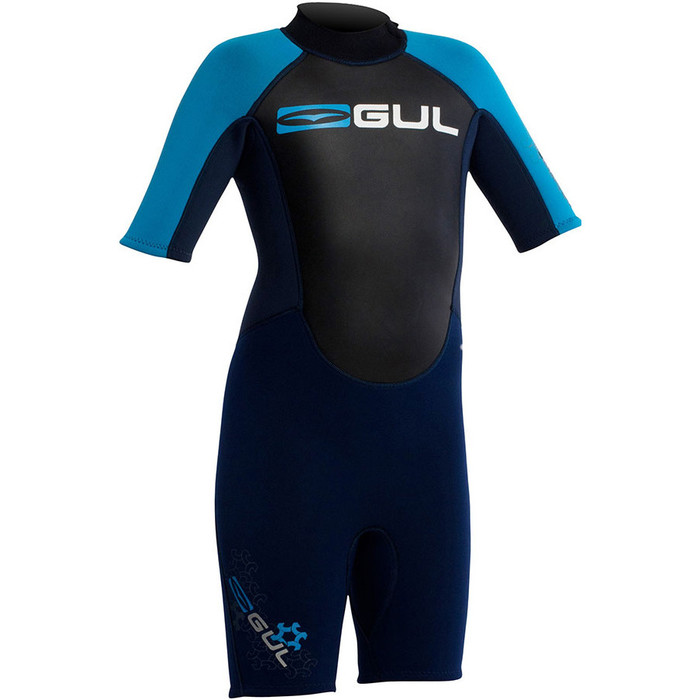 Gul Response Toddler 3/2mm SHORTY in Navy/Blue RE3322
