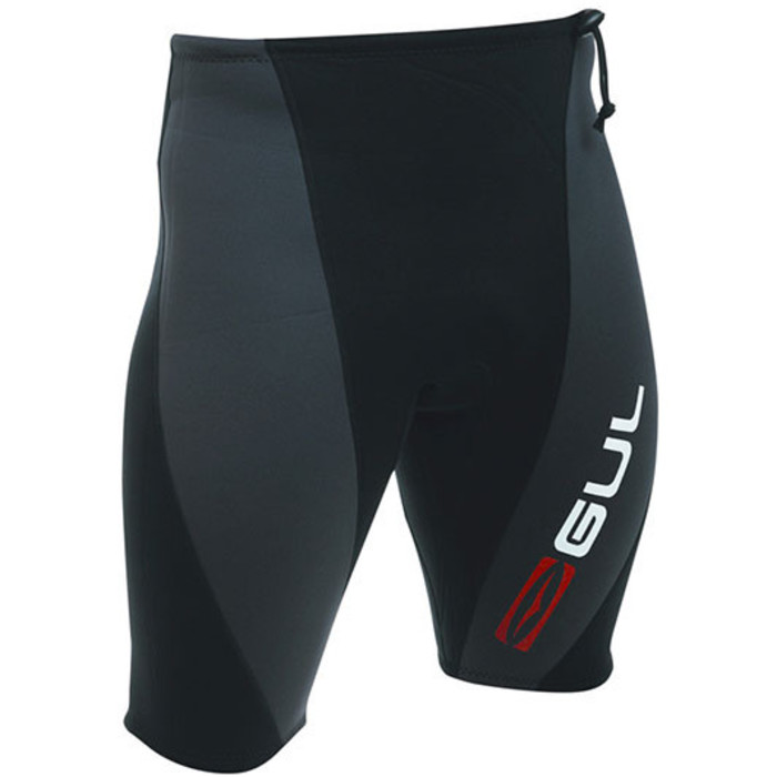 Gul T2 Neoprene 2mm Shorts in Black/Grey RE8302