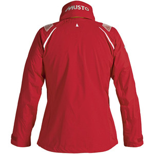 Musto BR1 Ladies Inshore Jacket in Red / White SB122W7