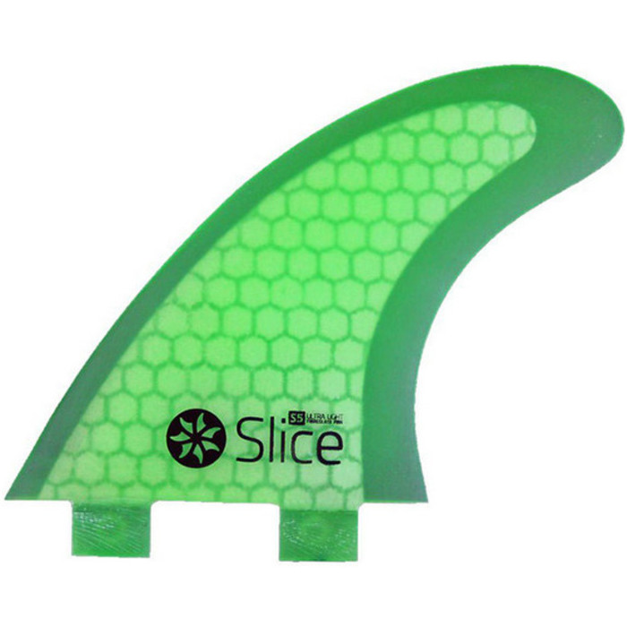 Slice Ultra Light Hex Core S5 Shortboard Fin GREEN SLI02C