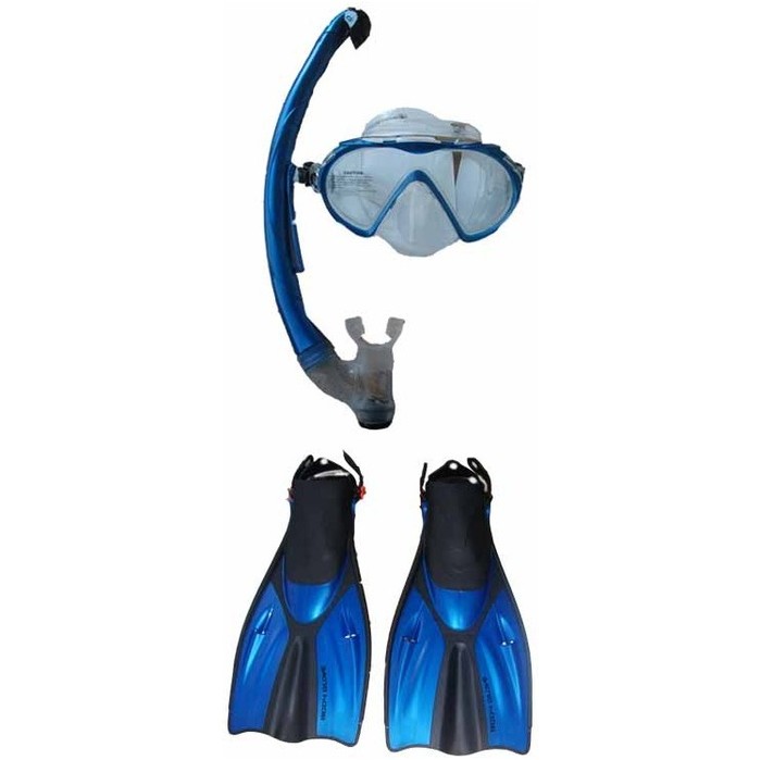 Bodyglove Adult Snorkel set in BLUE BG2051