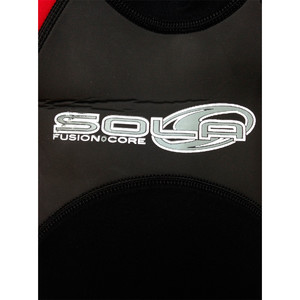 Sola Junior Vision 3/2mm Steamer Wetsuit in Black / RED / Yellow  - 2ND