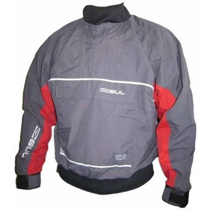 Gul Sphere Breathable Spray Jacket in Charcoal/RED ST0003
