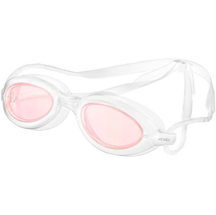 2XU Stealth Rose Ladies Goggles in White UQ2941