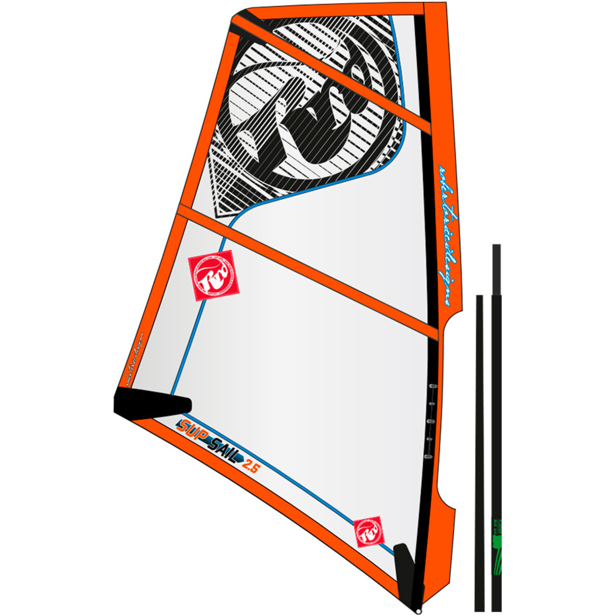 RRD Stand Up Paddle Board SAIL & RIG Complete Kit 2 5M