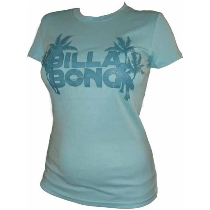 Billabong Ladies 'Supercherie' T-Shirt in Sherbet Blue TS67