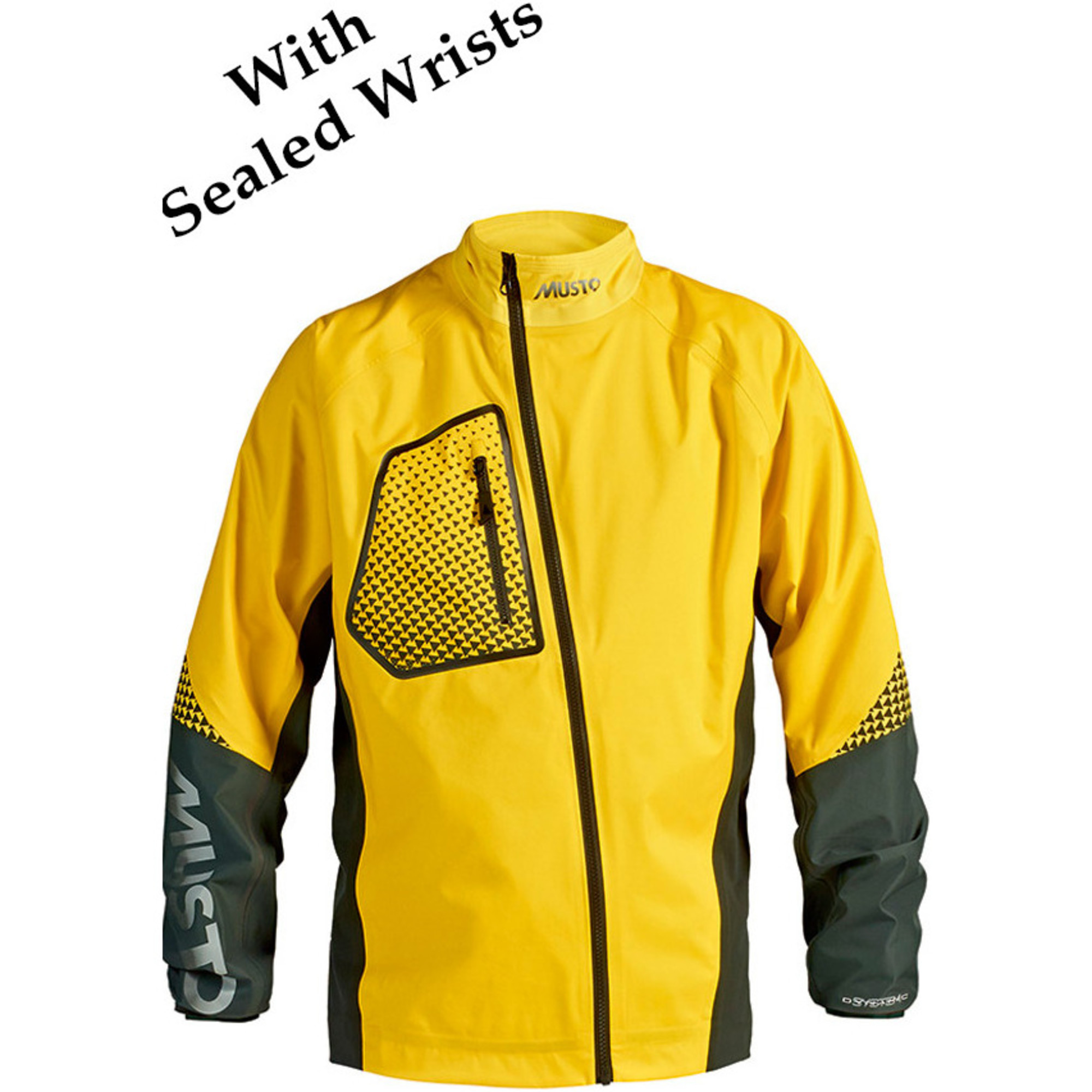 Musto Dynamic Jacket in Beacon Yellow SX0010 Sailing Sailing
