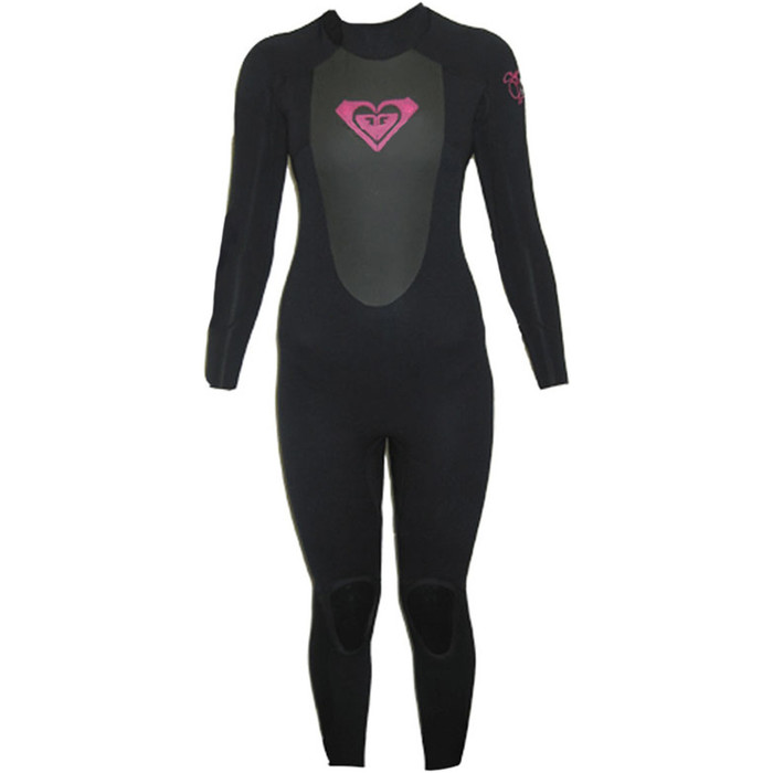 Roxy Ladies Syncro 5/4/3mm GBS Wetsuit in BLACK/PINK SY06W